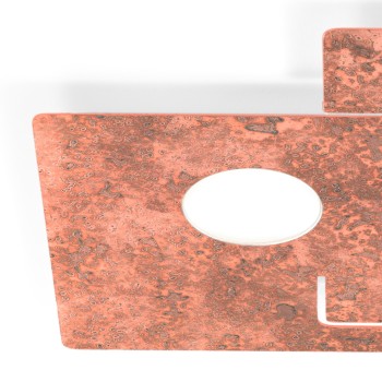 Plafoniera SQUARE alb Kolarz A1337.12.1.VINCU, 44x32 cm