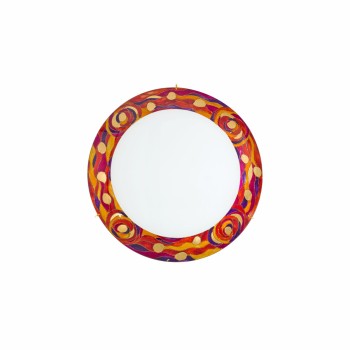 Plafoniera SERENA placat cu aur de 24K Kolarz 0415.U12.3.RV, D30 cm, 2xE27