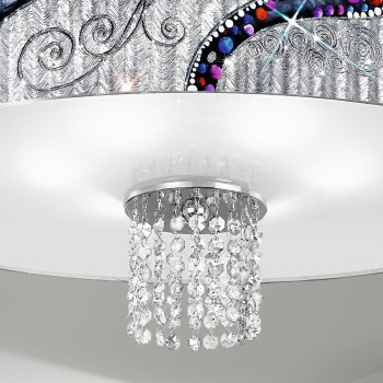 Plafoniera EMOZIONE Kolarz 0345.16.5.KI.AG.OKPT, D60 cm, 6xE27