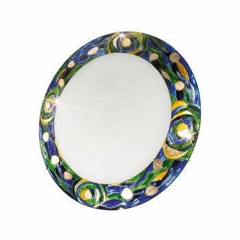 Plafoniera SERENA placat cu aur de 24K Kolarz 0415.U13.3.BG, D40 cm, 3xE27