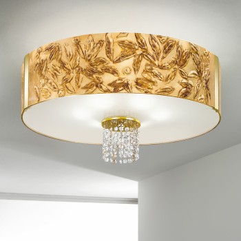 Plafoniera EMOZIONE Kolarz 0345.16.3.LI.GA.OKPT, D60 cm, 6xE27