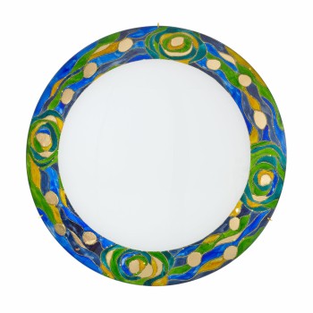 Plafoniera SERENA placat cu aur de 24K Kolarz 0415.U14.3.BG, D50 cm, 4xE27
