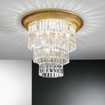 Plafoniera MILORD CRYSTAL Kolarz 0346.14L.15, D50 cm, 1xE27