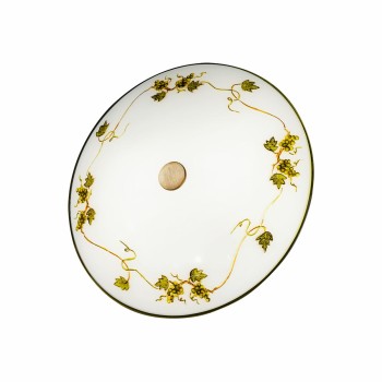 Plafoniera NONNA alama antichizata Kolarz 731.U13.4.110, D40 cm, 3xE27