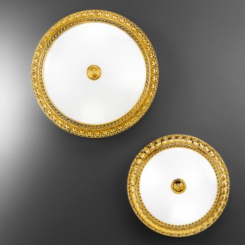 Plafoniera MILADY placat cu aur de 24K Kolarz 0298.13.3, D40 cm, 3xE27