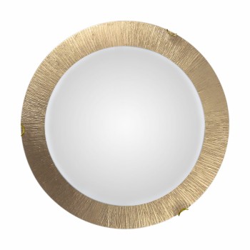 Plafoniera MOON placat cu aur de 24K Kolarz A1306.13.3.SUNAU, D50 cm, 3xE27