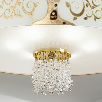 Plafoniera EMOZIONE Kolarz 0345.16.3.AL.GO.OKPT, D60 cm, 6xE27