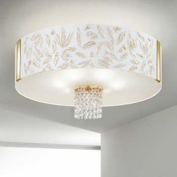 Plafoniera EMOZIONE Kolarz 0345.16.3.LI.WA.OKPT, D60 cm, 6xE27