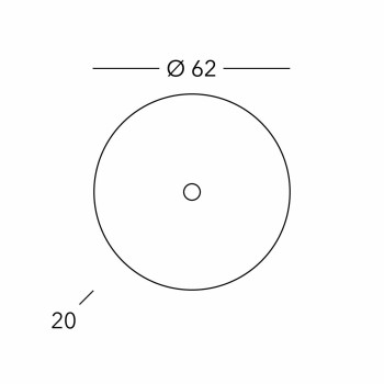 Aplica de perete MOON alb Kolarz A1306.61XL.3.SUNAU, 1xE27