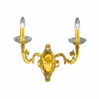 Aplica de perete CONTARINI placat cu aur de 24K Kolarz 0299.62.3, 2xE14