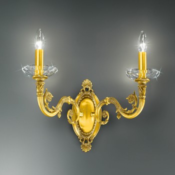 Aplica de perete CONTARINI placat cu aur de 24K Kolarz 0299.62.3, 2xE14