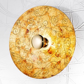 Aplica de perete LUNA placat cu aur de 24K Kolarz 0331.61L.V1.3, 1xE27