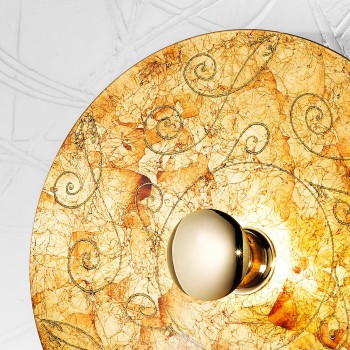 Aplica de perete LUNA placat cu aur de 24K Kolarz 0331.61L.V1.3, 1xE27