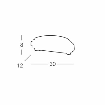Aplica de perete STIEGEL alb Kolarz 0290.61, 1xE27