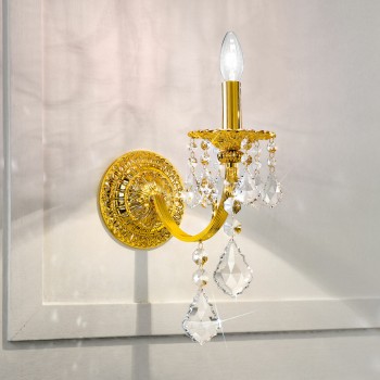Aplica de perete PISANI PISANI CRYSTAL Kolarz 1301.61.3.SPT, 1xE14