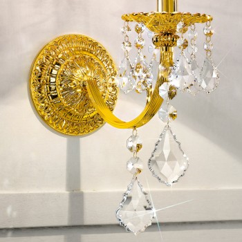 Aplica de perete PISANI PISANI CRYSTAL Kolarz 1301.61.15.SPT, 1xE14