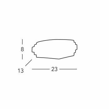 Aplica de perete STIEGEL alb Kolarz 0290.61E