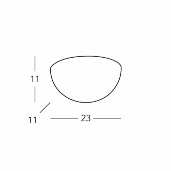 Aplica de perete BISQUINCE alb Kolarz 588.66, 1xE27