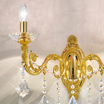 Aplica de perete CONTARINI CRYSTAL Kolarz 1299.62.3.SPT, 2xE14