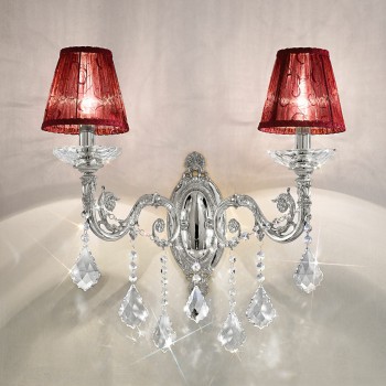 Aplica de perete CONTARINI CRYSTAL Kolarz 1299.62.5.SPT, 2xE14