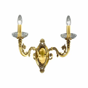 Aplica de perete CONTARINI placat cu aur de 24K francez Kolarz 0299.62.15, 2xE14