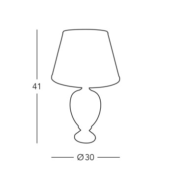 Veioza DAMASCO placat cu aur de 24K Kolarz 0094.70, 1xE27