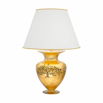 Veioza ANFORA placat cu aur de 24K Kolarz 1417.71L.MU, 1xE27
