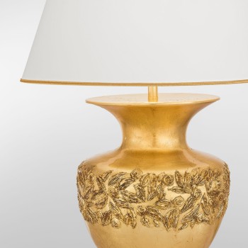 Veioza ANFORA placat cu aur de 24K Kolarz 1423.71L.GA, 1xE27