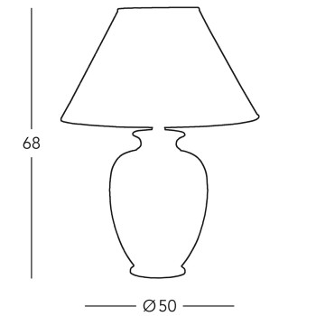 Veioza GIARDINO PANSE placat cu aur de 24K Kolarz 0014.75, 1xE27