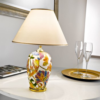 Veioza DAMASCO placat cu aur de 24K Kolarz 0094.70S, 1xE27