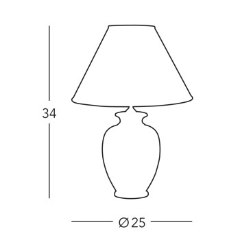 Veioza GIARDINO FLORA Kolarz A1354.71S, 1xE27