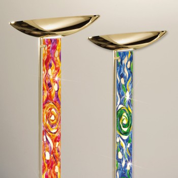 Lampadar DELPHI placat cu aur de 24K Kolarz 0252.41.3.AQ.BG