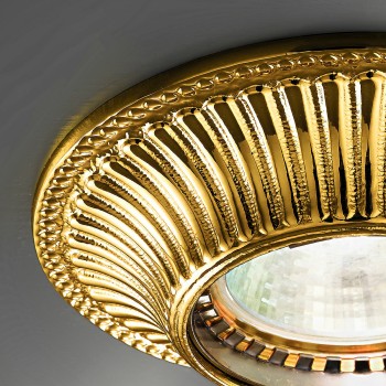 Spot aplicat MILORD placat cu aur de 24K francez Kolarz 0297.10R.15, D10 cm