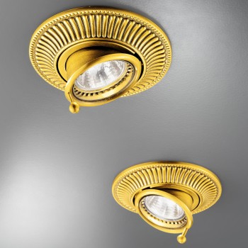 Spot aplicat MILORD placat cu aur de 24K Kolarz 0297.10B.3, D12 cm