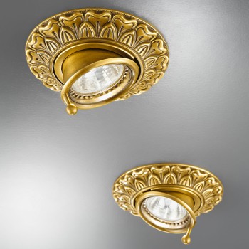 Spot aplicat MILADY placat cu aur de 24K francez Kolarz 0298.10B.15, D12 cm