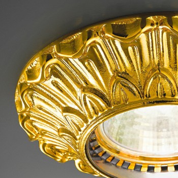 Spot aplicat MILADY placat cu aur de 24K Kolarz 0298.10R.3, D10 cm