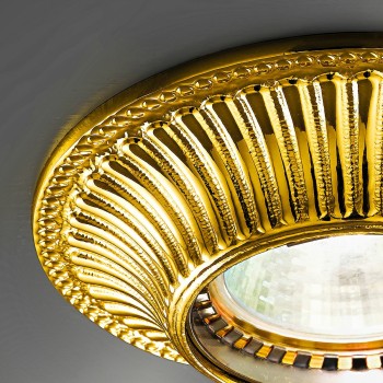 Spot aplicat MILORD placat cu aur de 24K Kolarz 0297.10R.3, D10 cm