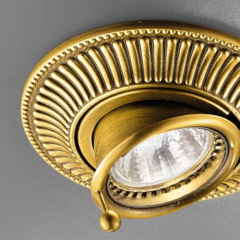 Spot aplicat MILORD placat cu aur de 24K francez Kolarz 0297.10B.15, D12 cm