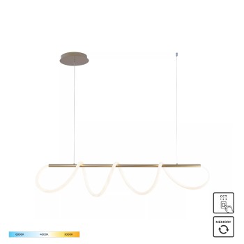 Lustra LED BALBO auriu Zuma Line 20006PM-GD, 5x120 cm, 45W