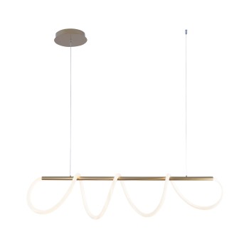 Lustra LED BALBO auriu Zuma Line 20006PM-GD, 5x120 cm, 45W