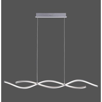 Lustra LED Q-MALINA otel Zuma Line 2339-55, 108x11 cm, 40W