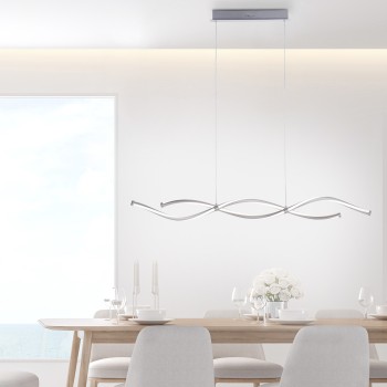 Lustra LED Q-MALINA otel Zuma Line 2339-55, 108x11 cm, 40W