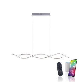 Lustra LED Q-MALINA otel Zuma Line 2339-55, 108x11 cm, 40W