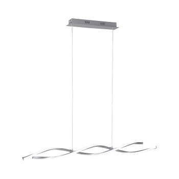 Lustra LED POLINA otel Zuma Line 9142-55, 110x8 cm, 23.5W