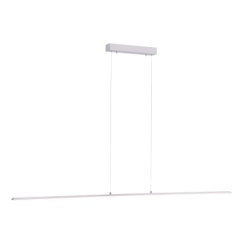 Lustra LED PURE-LITE argintiu Zuma Line 8377-55, 160x6 cm, 47W