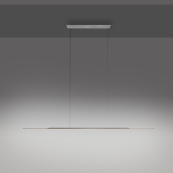 Lustra LED PURE SURFACE gri Zuma Line 2301-15, 125x2.5 cm, 21W