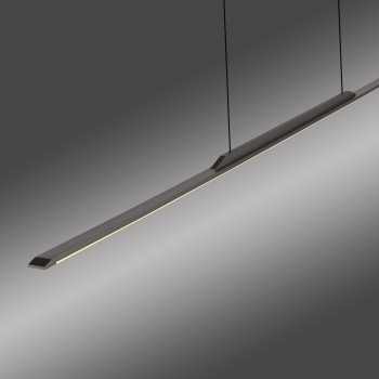 Lustra LED PURE SURFACE gri Zuma Line 2301-15, 125x2.5 cm, 21W