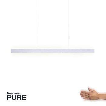 Lustra LED PURE-LUME aluminiu Zuma Line 2738-95, 179x6.5 cm, 76W