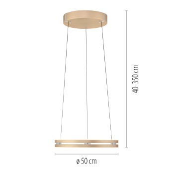 Lustra LED PURE E-LOOP alama mata Zuma Line 2550-60, D50 cm, 20W