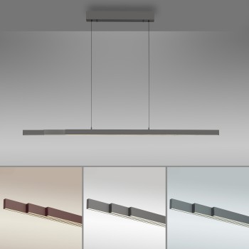 Lustra LED ADRIANA COMFORT LIFT antracit Zuma Line 2598-13, D5.5 cm, 13W